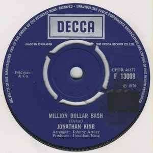 single vinyl JONATHAN KING – Million Dollar Bash (1970 - UK), Verzenden, Gebruikt, Rock en Metal