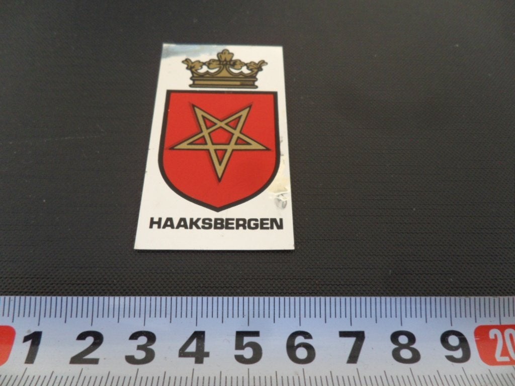 sticker Haaksbergen gemeente waoen  folie, Ophalen, Zo goed als nieuw
