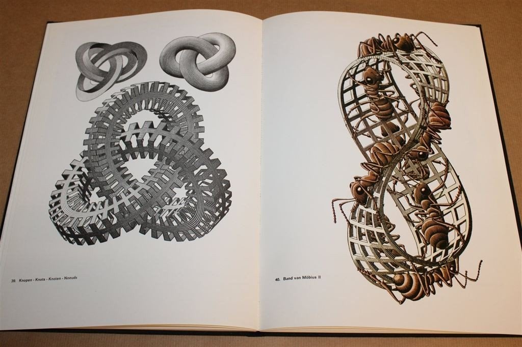 M.C. Escher — Grafiek & Tekeningen, Overzicht Werk, Ophalen of Verzenden, Gelezen