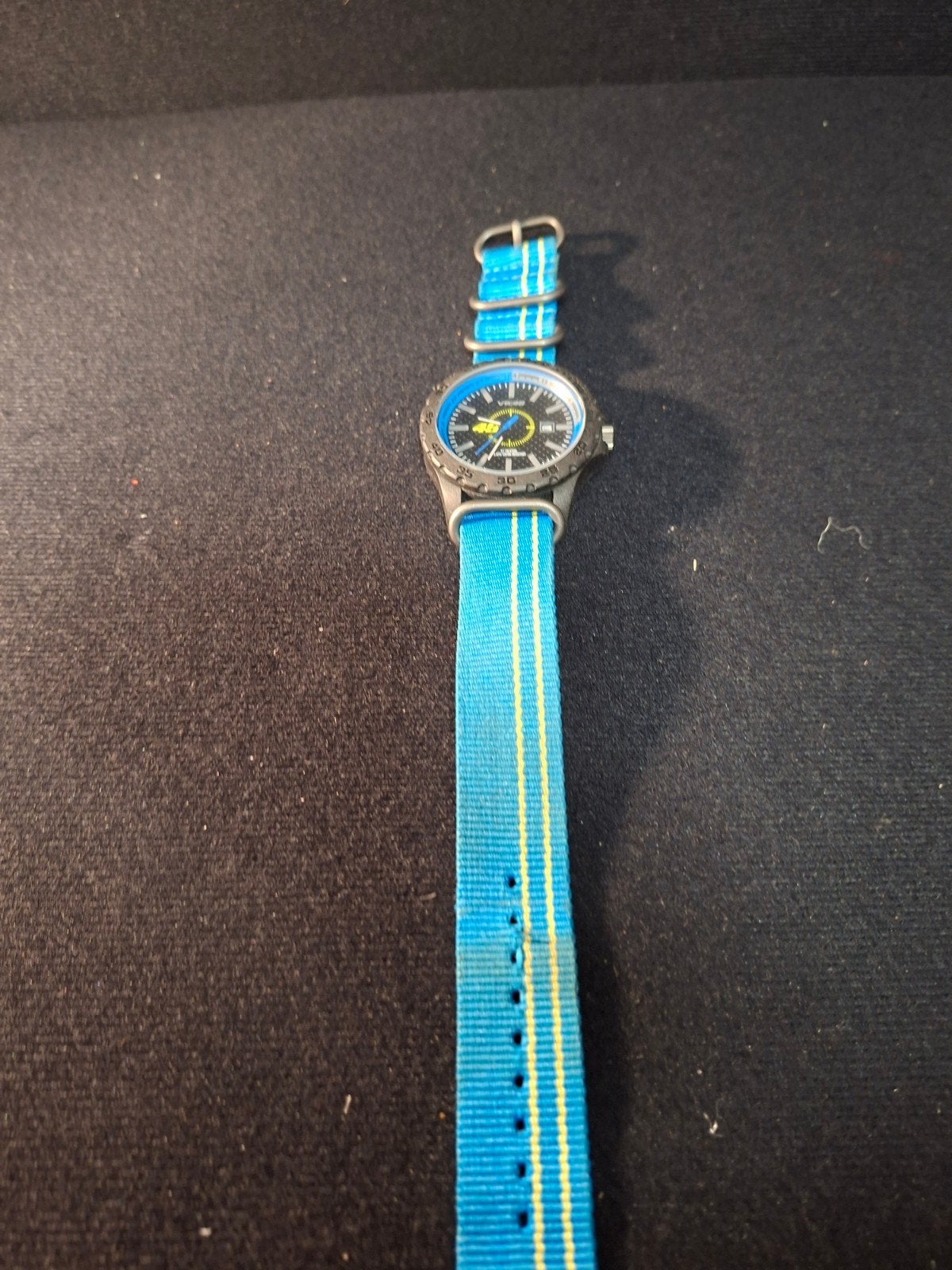 Motorsport HORLOGE VALENTINO ROSSI, Motoren, Ophalen of Verzenden, Tweedehands, Broek | textiel
