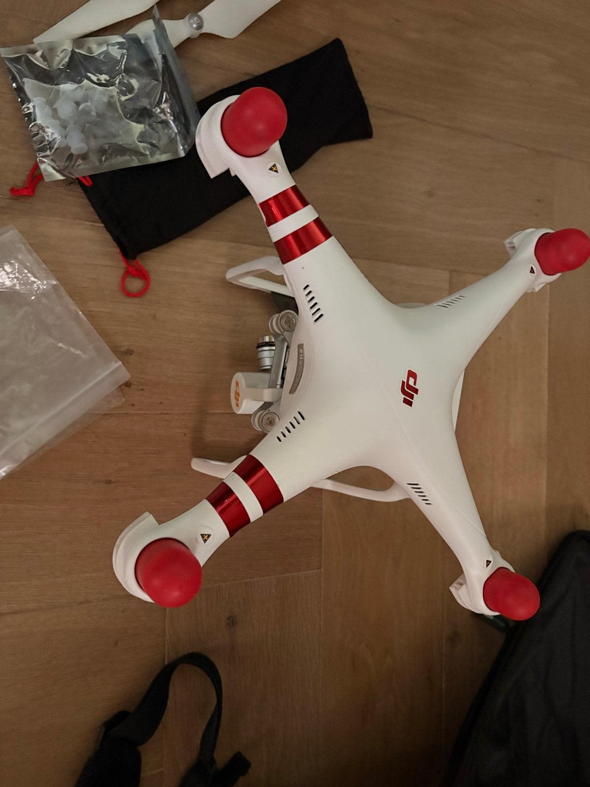 Dji Phantom 3 Standaard Drone met veel extra's, Ophalen, Gebruikt, Cameradrone, Extra accu('s)