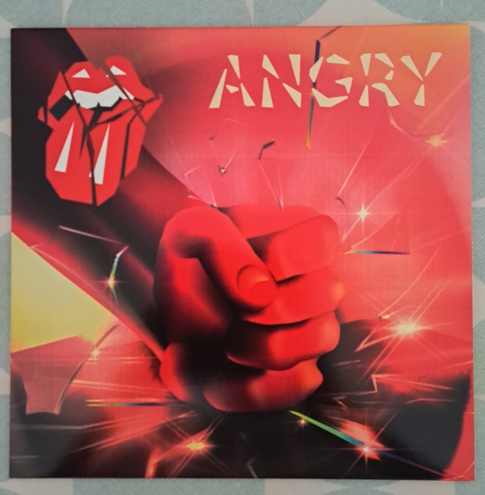 The Rolling Stones - Angry 10 inch vinyl single, Originele persing, 7 inch, Ophalen of Verzenden, Zo goed als nieuw