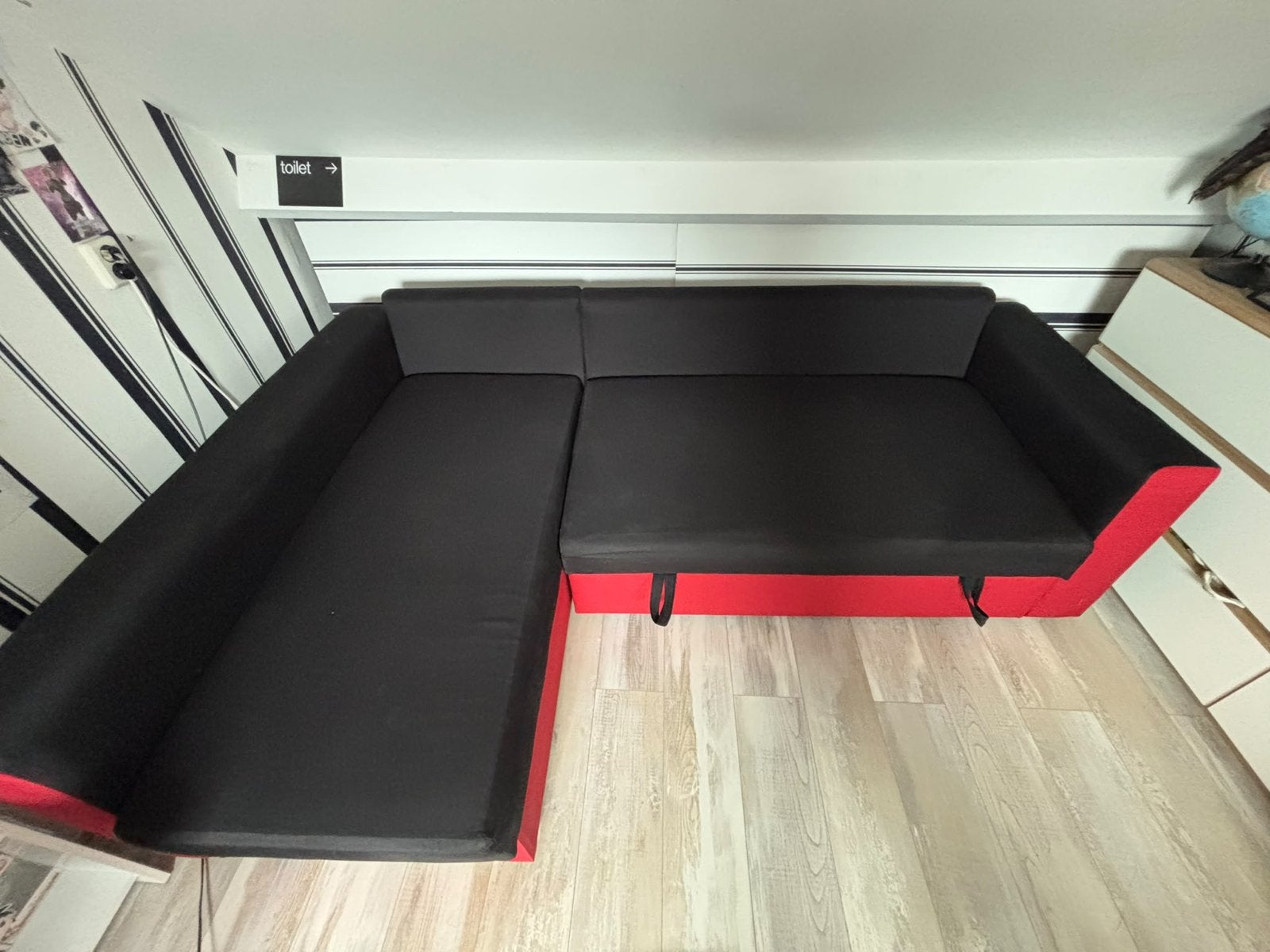Slaapbank met opbergruimte - 150x240cm, Ophalen, Gebruikt, Tweepersoons, 160 cm