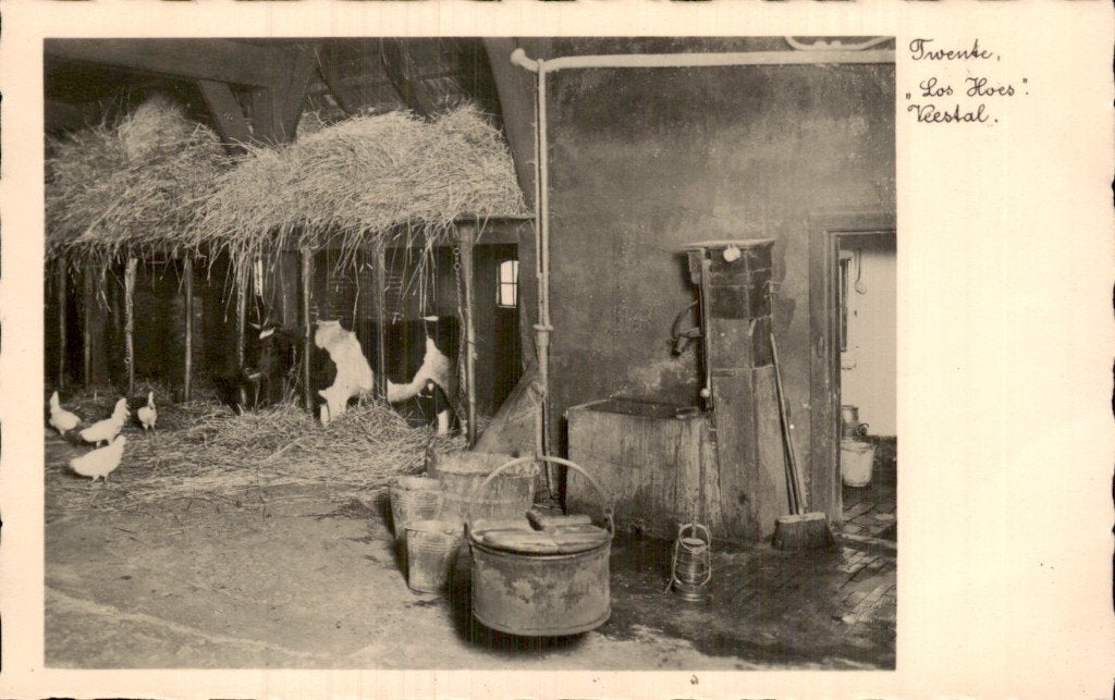 Twente - Veestal - Los Hoes, Ophalen of Verzenden, 1920 tot 1940, Ongelopen, Overijssel