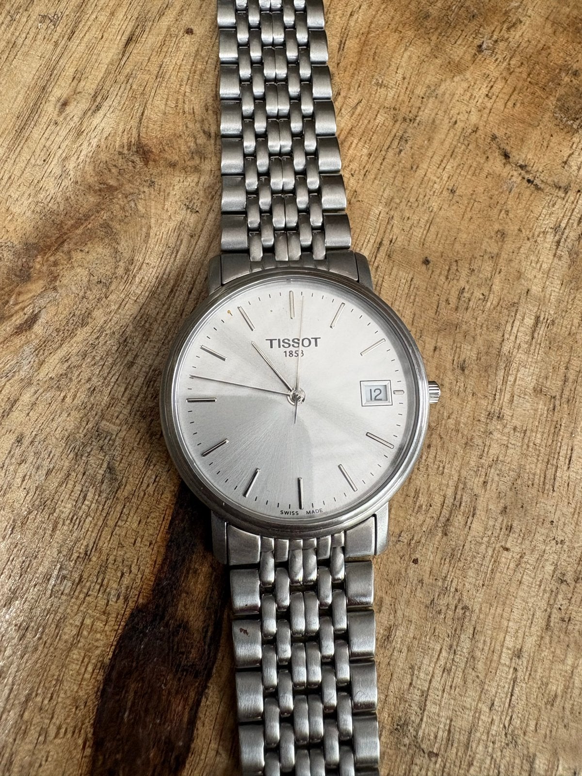 Tissot Polshorloge - Tijdloze Elegantie, Overige merken, Gebruikt, Staal, Polshorloge