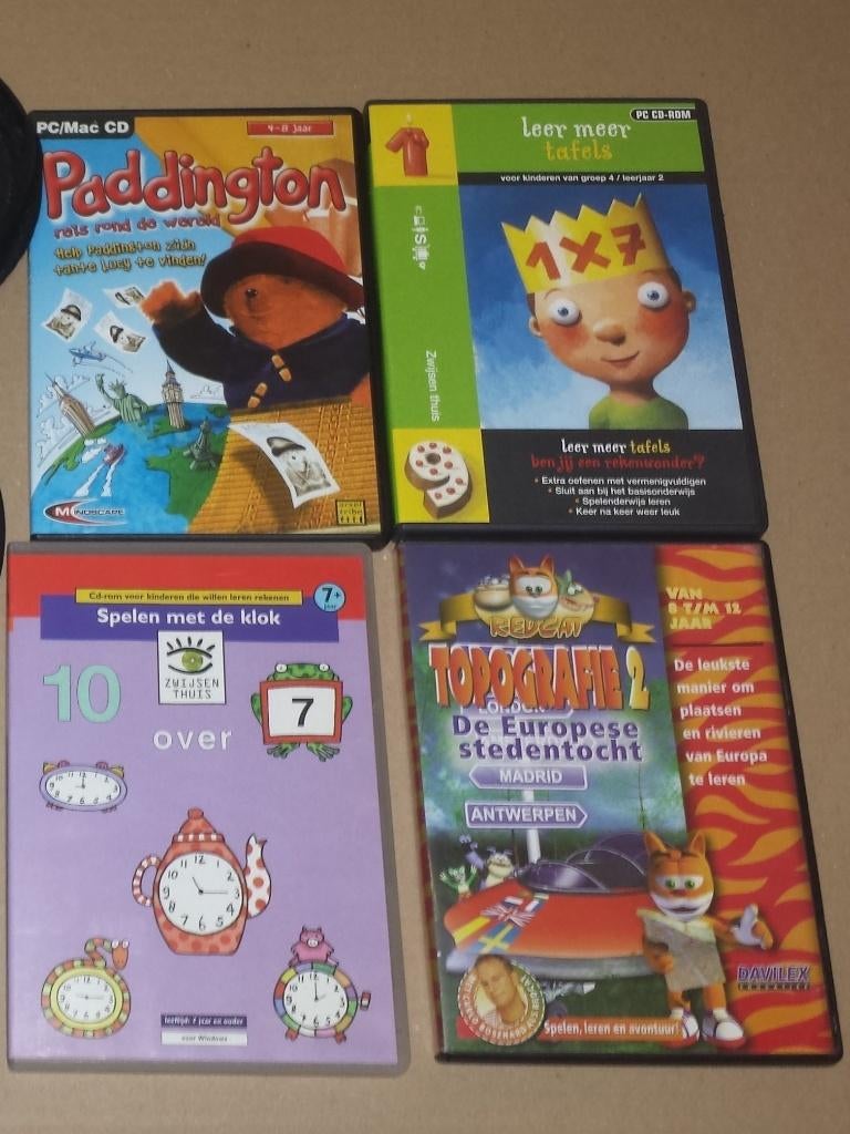 Leer spelletjes Pc voor kinderen, Puzzel en Educatief, 1 speler, Ophalen of Verzenden, Zo goed als nieuw