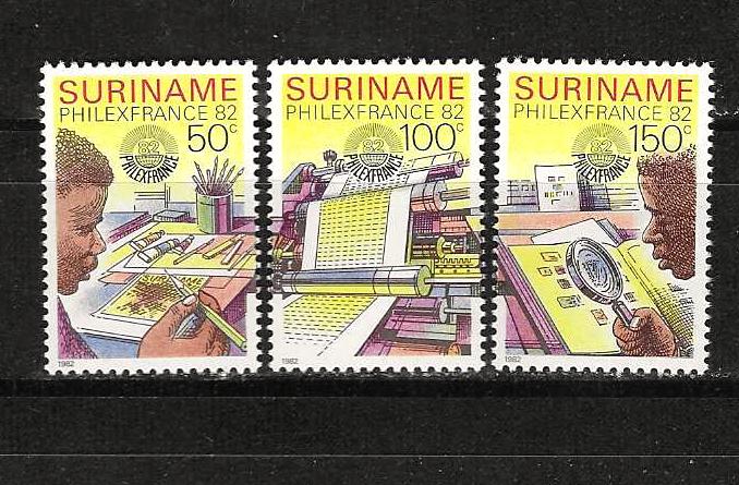 Suriname 301-303 postfris, Postzegels en Munten, Postzegels | Suriname, Ophalen of Verzenden, Postfris