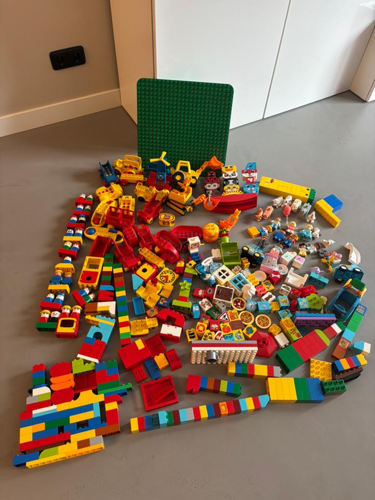 Grote partij duplo, Kinderen en Baby's, Speelgoed | Bouwstenen, Ophalen, Gebruikt, Overige merken