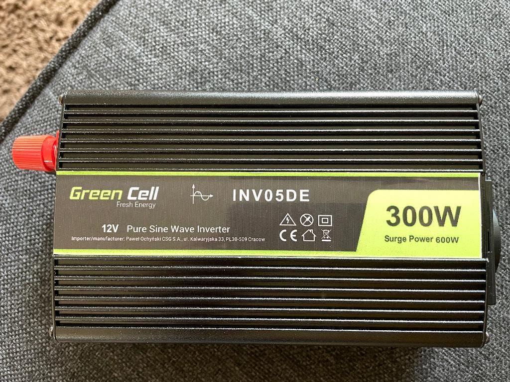 12v naar 220V inverter 300W, zuivere sinuis, ZGAN, Ophalen of Verzenden, Gebruikt