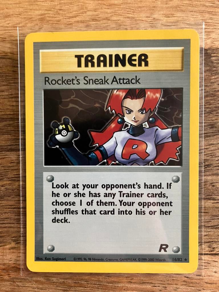 Pokemon Team Rocket - Rocket’s Sneak Attack (HOLO), Verzenden, Gebruikt