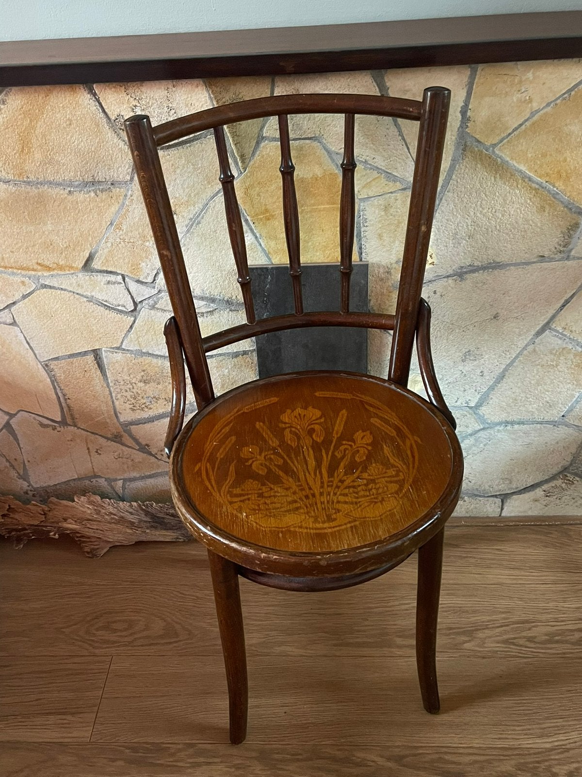 Vintage Bentwood Bistro Stoel, Antiek en Kunst, Ophalen