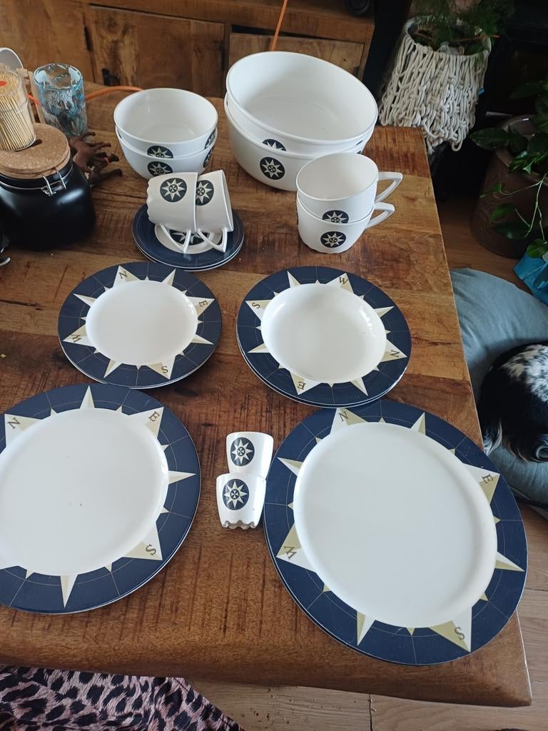 Mepal camping servies  uitgebreid voor 2 personen, Overige materialen, Ophalen of Verzenden, Zo goed als nieuw, Overige stijlen