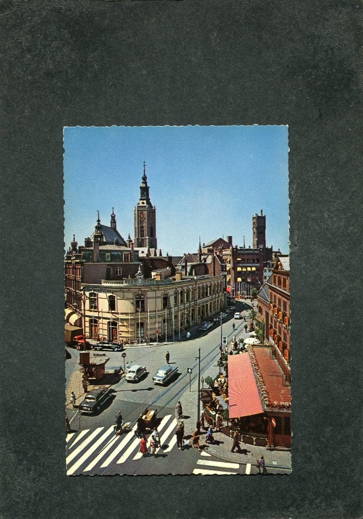Ansicht Den Haag - Groenmarkt en St. Jacobskerk, Verzenden, 1960 tot 1980, Ongelopen, Zuid-Holland