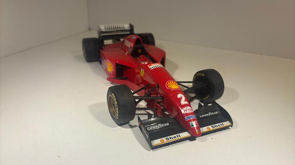 Ferrari 412t2 1996 irvine minichamps 1.18, Ophalen of Verzenden, MiniChamps, A, A