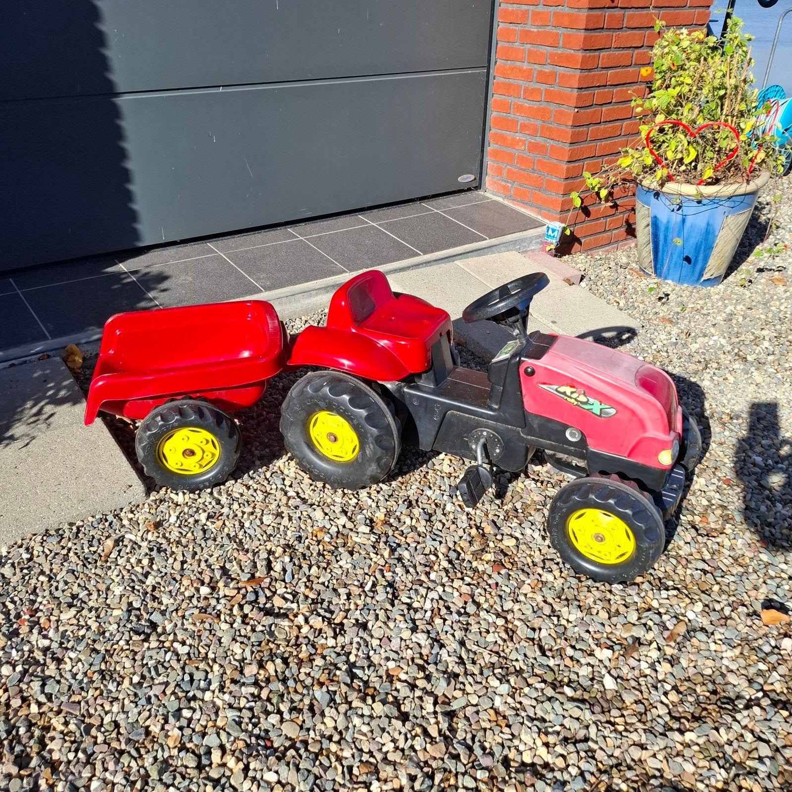 rolly toys traptractor/traptrekker met kar, Ophalen, Gebruikt, Trapvoertuig
