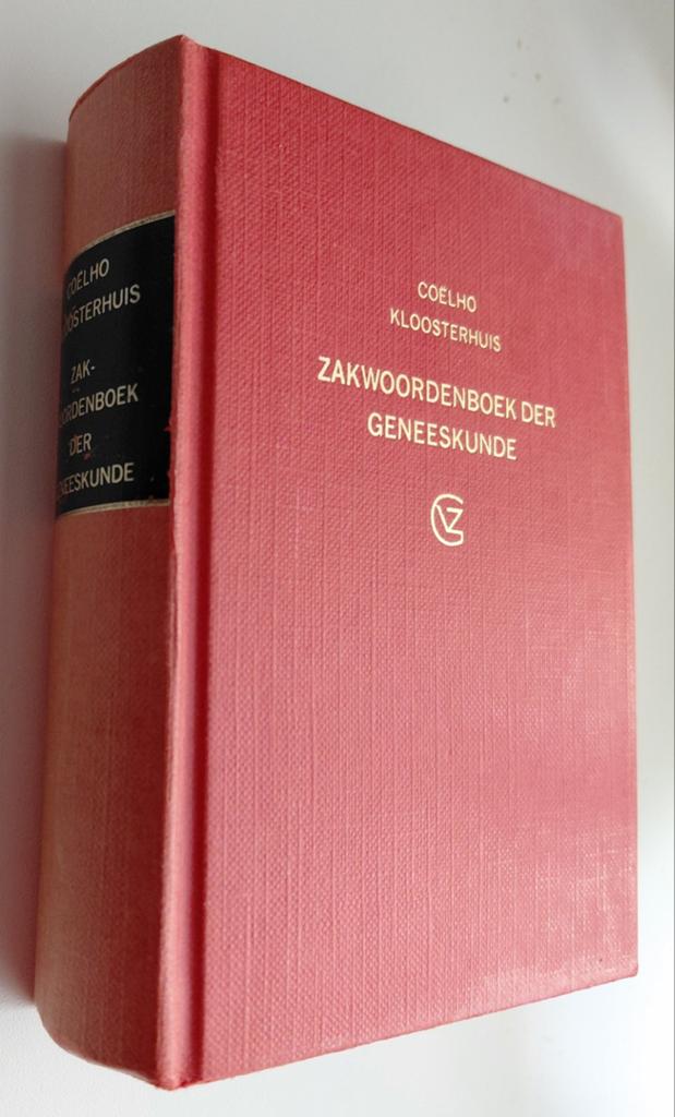 Zakwoordenboek der Geneeskunde - Coelho Kloosterhuis, Ophalen, Zo goed als nieuw, M.B. Coelho, Overige uitgevers