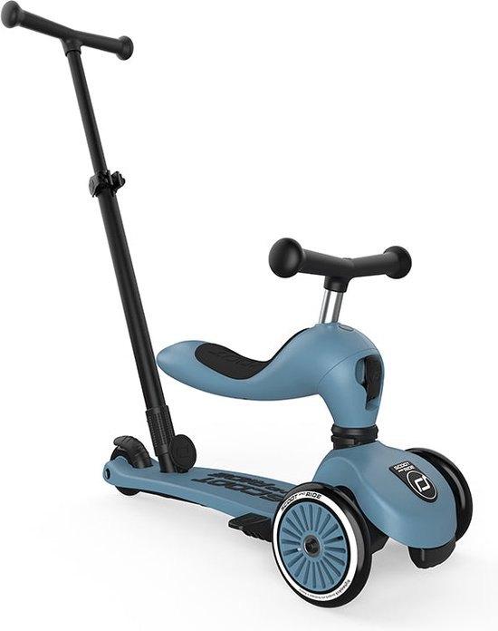Scoot & Ride - Highwaykick 1 Push & Go Steel, Fietsen en Brommers, Steps, Nieuw, Gewone step, Verzenden