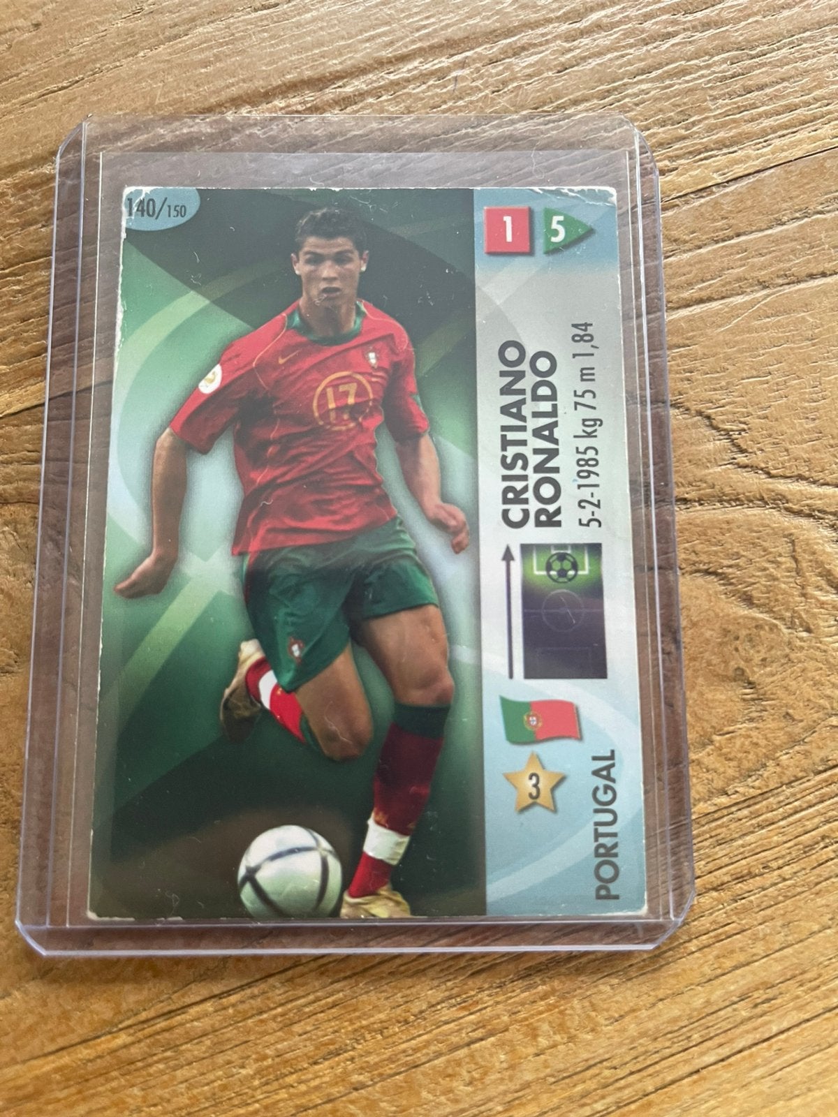 Cristiano Ronaldo #140 Panini World Cup 2006 – Early CR7, Ophalen of Verzenden, Zo goed als nieuw, Plaatje