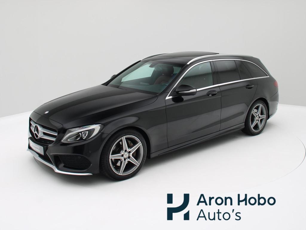 Mercedes-Benz C-klasse Estate 200 CDI AMG Pano, Trekhaak, St, Auto's, Automaat, Gebruikt, Euro 6, Zwart