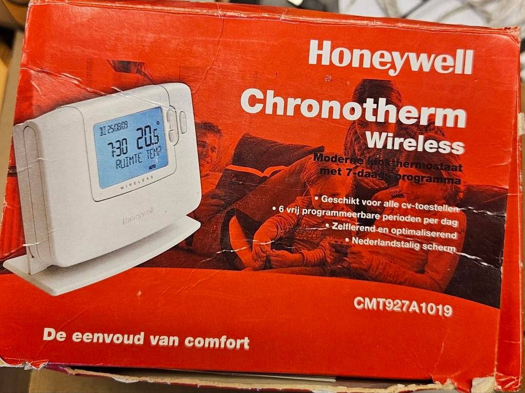Honeywell Chronotherm Wireless Thermostaat CMT927A1019, Doe-het-zelf en Verbouw, Thermostaten, Verzenden