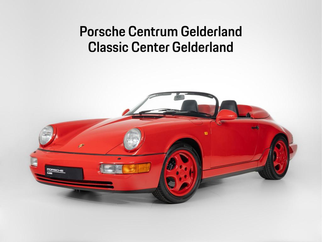 Porsche 911 964 Speedster, Auto's, Oldtimers, Zwart, Cabriolet, Bedrijf, 3600 cc