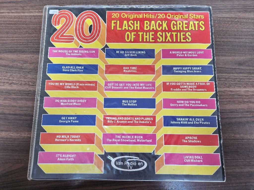 20 Flash Back Greats Of The Sixties, LP, Ophalen of Verzenden, Zo goed als nieuw, Pop