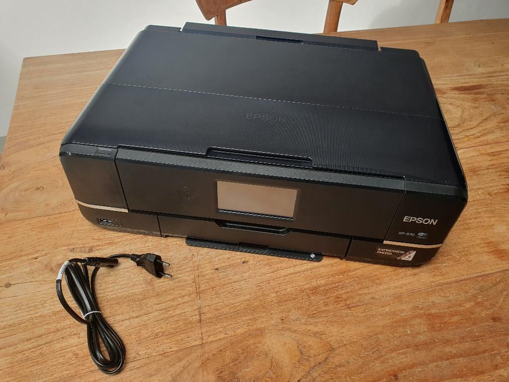 Printer Epson XP-970 A4 en A3 met 8 inktpatronen, Computers en Software, Printers, Ophalen, Gebruikt, Inkjetprinter, All-in-one
