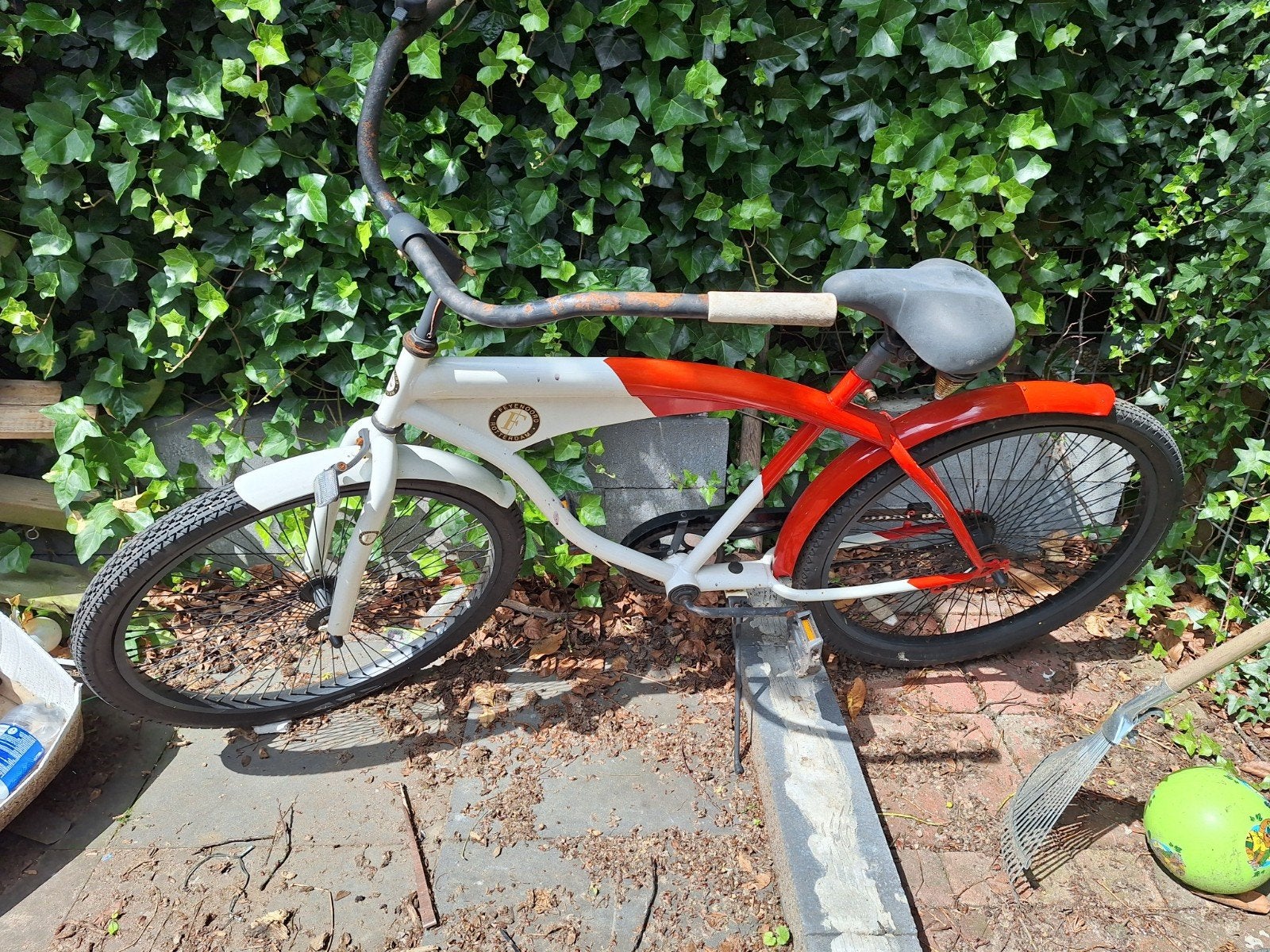 Feyenoordfiets - Nooit gebruikt, wel buiten gestaan, Ophalen of Verzenden