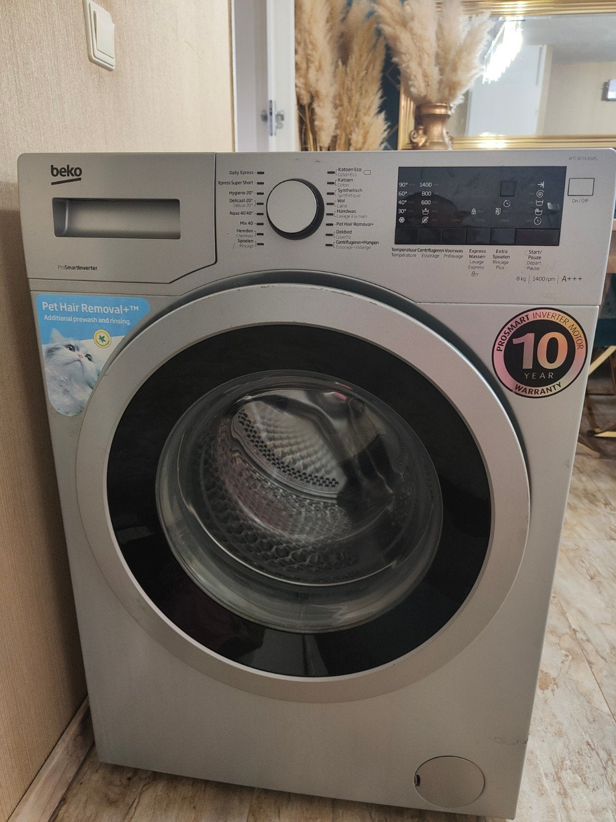 Beko  Wasmachine - 8 kg, 1400 toeren, Witgoed en Apparatuur, Wasmachines, Ophalen of Verzenden, Zo goed als nieuw, Voorlader, Energieklasse A of zuiniger