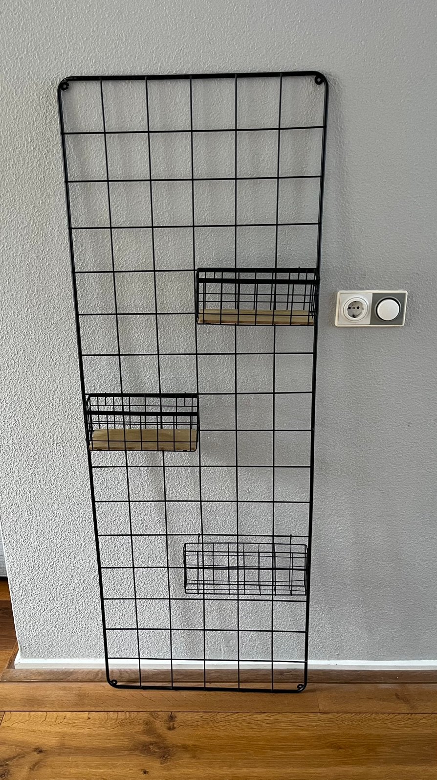 Wandrek zwart staal xenos, Ophalen, Gebruikt