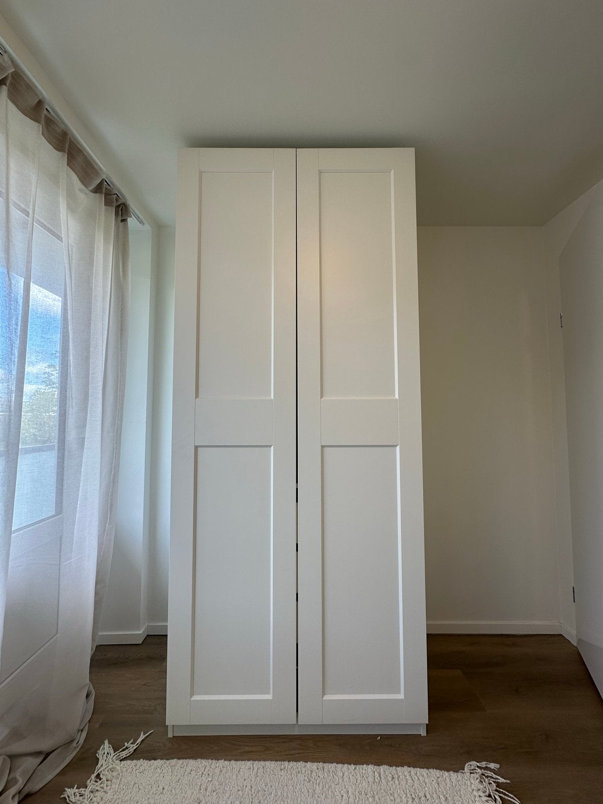IKEA PAX kledingkast 100x58x236 wit, 100 tot 150 cm, 200 cm of meer, Zo goed als nieuw, 50 tot 75 cm