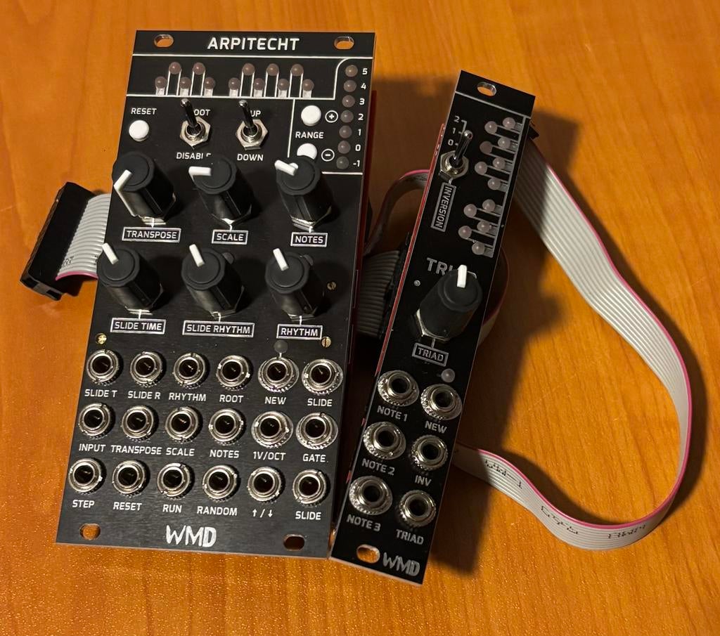 WMD Arpitecht + Triad expander eurorack modules, Muziek en Instrumenten, Ophalen of Verzenden, Zo goed als nieuw, Elektrische gitaar