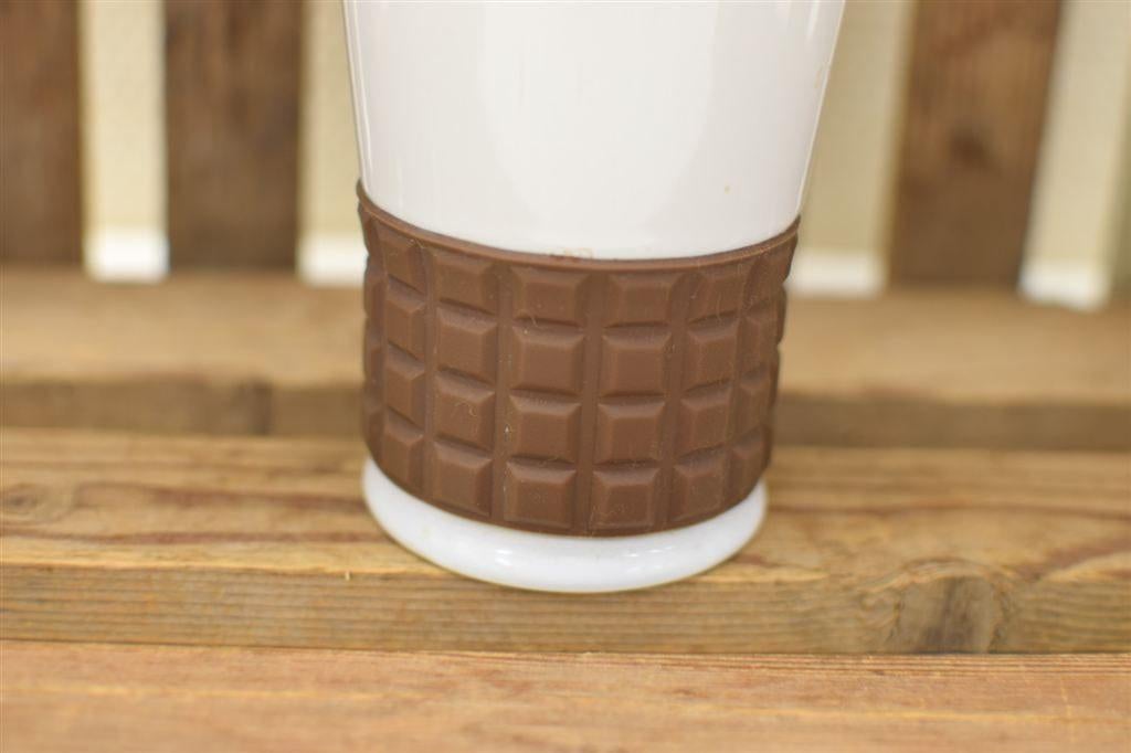 Chocolate porseleinen beker 46204, Gebruikt, Ophalen of Verzenden, Bord(en), Wedgwood