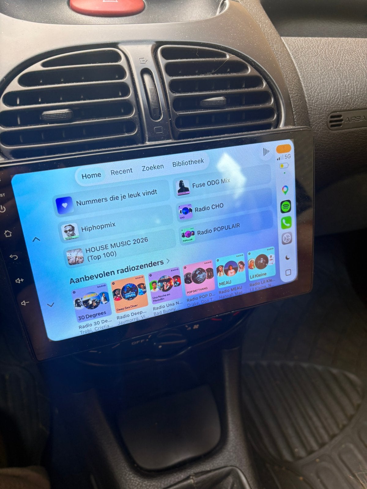 Carplay voor Peugeot 206 en 207, Auto diversen, Autoradio's, Ophalen of Verzenden, Zo goed als nieuw