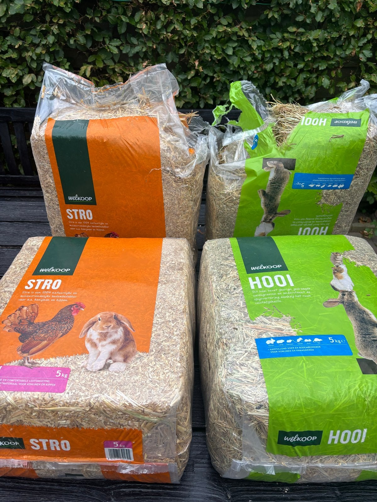 Stro, hooi en knaagdier toilet., Ophalen, Overige typen