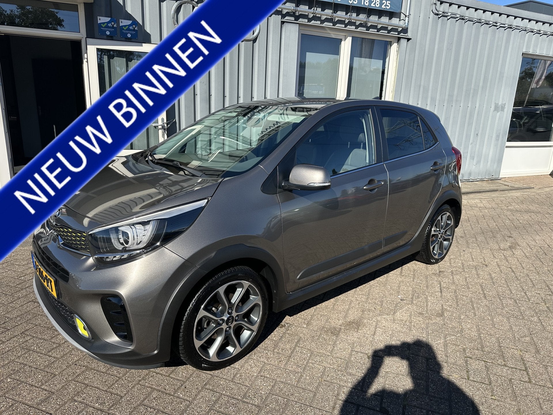 Kia Picanto 1.2 CVVT X-Line (bj 2018), Auto's, Voorwielaandrijving, Gebruikt, Euro 6, 4 cilinders