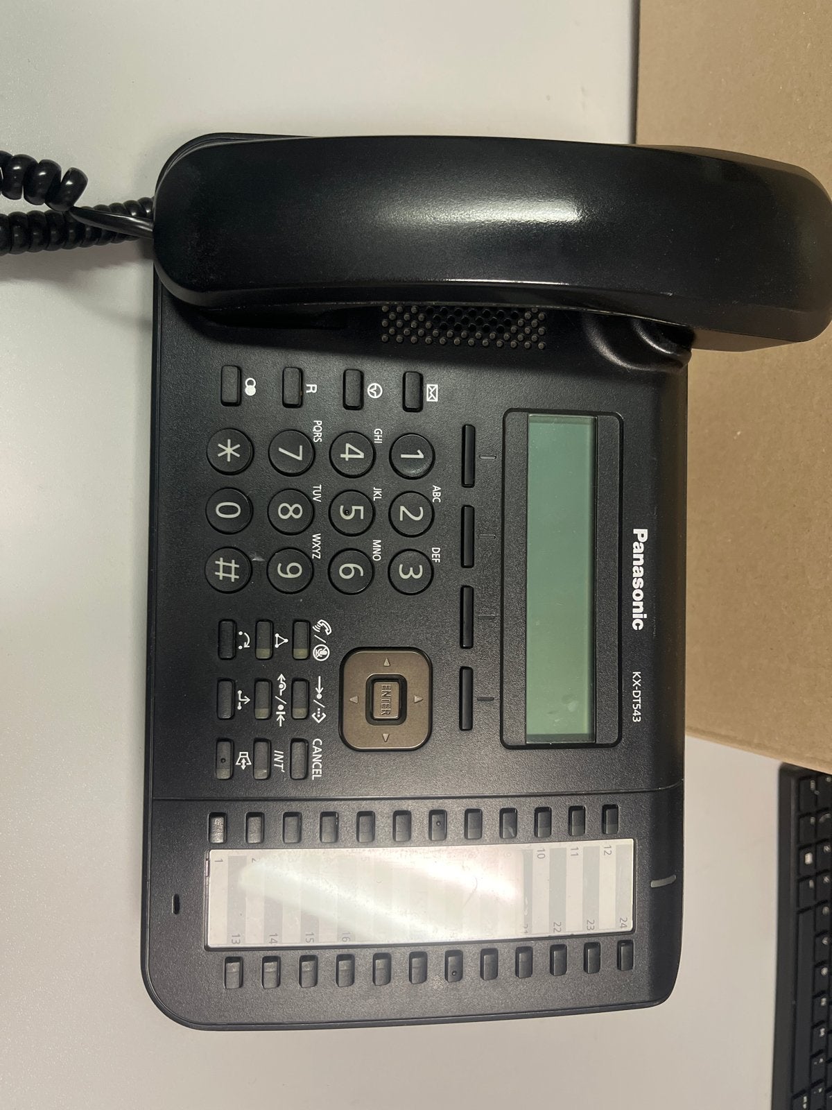 Panasonic KX-DT543 Digitaal Telefoontoestel Zwart, Ophalen, Gebruikt