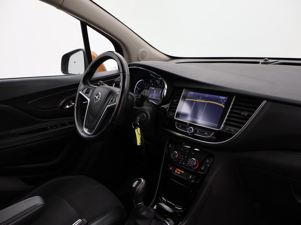 Opel Mokka X 1.4 TURBO 140 PK 4X4 4WD INNOVATION + TREKHAAK, Auto's, Opel, 1345 kg, Gebruikt, Euro 6, Bruin