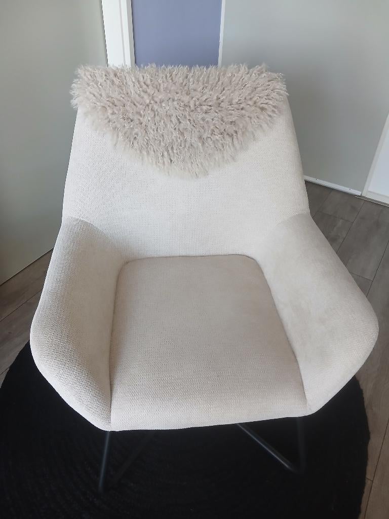Fauteuils, Huis en Inrichting, Fauteuils, Ophalen, Gebruikt, 75 tot 100 cm, Stof