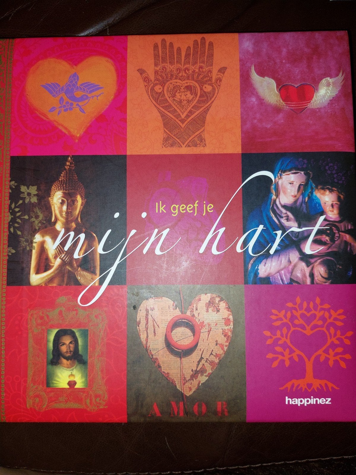 Ik geef je mijn hart - Happinez cadeau boek, Boeken, Achtergrond en Informatie, Verzenden, Zo goed als nieuw, Happinez