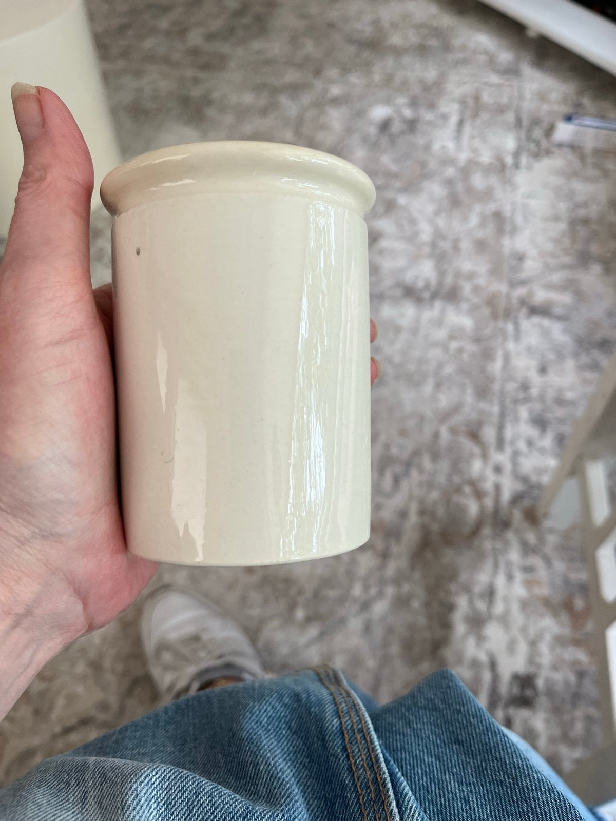 Antieke Maastrichtse Aardewerk Pot 300G, Ophalen of Verzenden