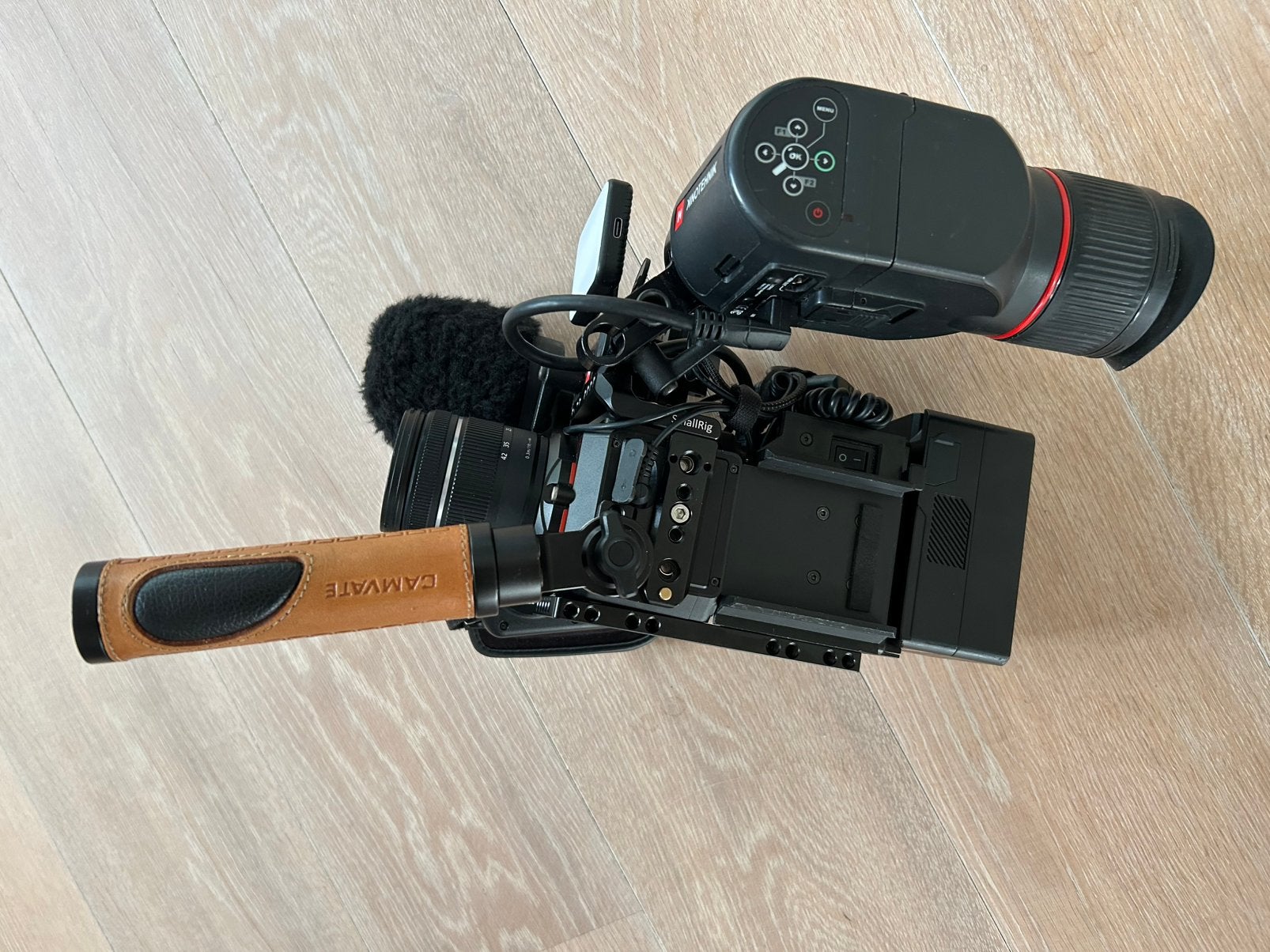 Professionele Z Cam 4K, HDR videocamera met 2 lenzen., Audio, Tv en Foto, Videocamera's Digitaal, Ophalen of Verzenden, Geheugenkaart