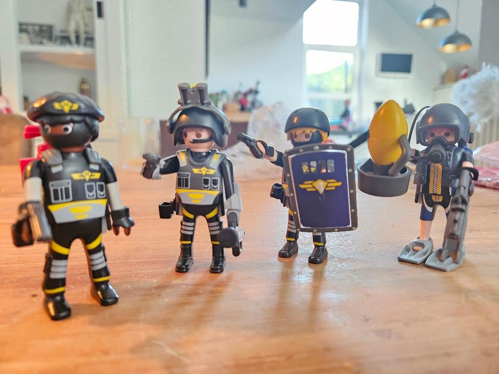 Playmobil Brandweer / politie set 9365, Ophalen of Verzenden, Zo goed als nieuw, Complete set