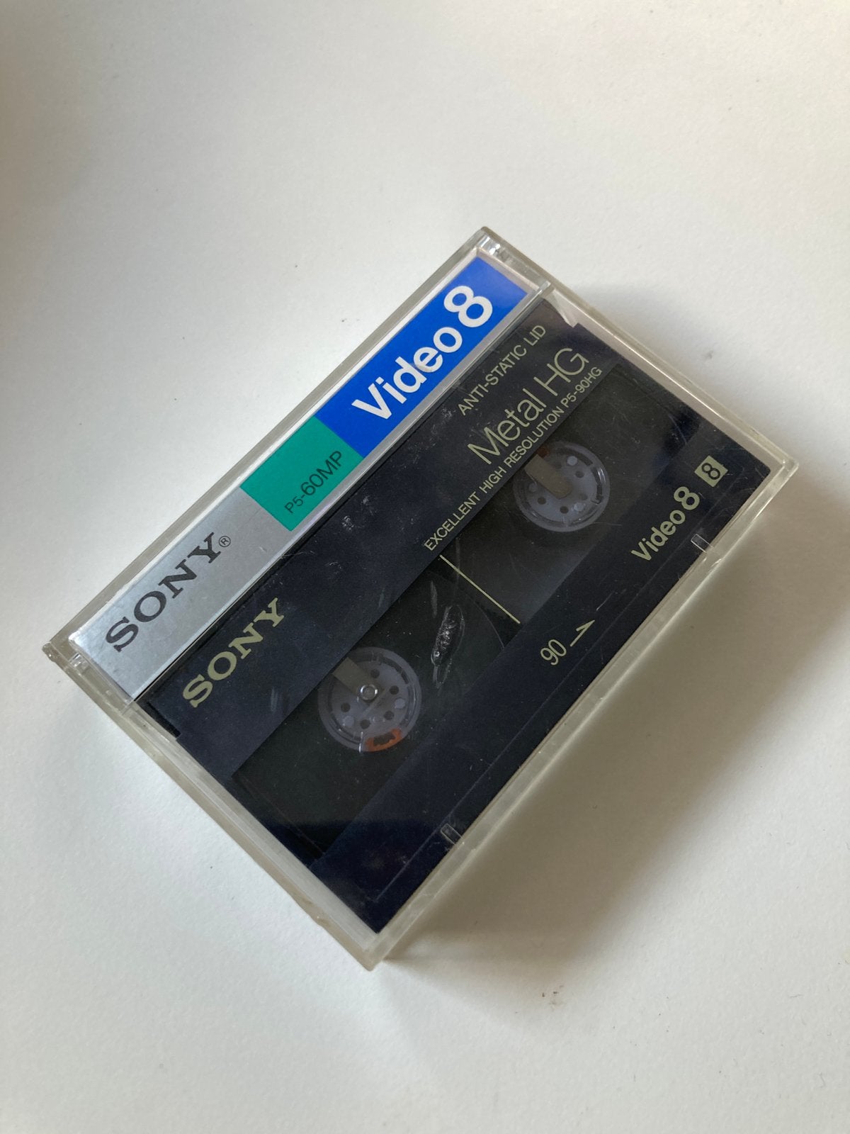 Sony P5-60MP Metal HG Video8 Cassette, Alle leeftijden, Ophalen of Verzenden, Gebruikt, Video 8
