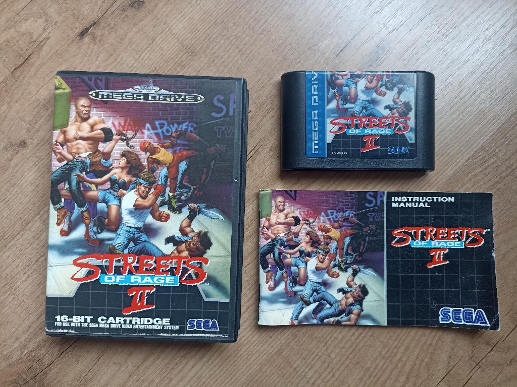 Streets of Rage 2 - Sega Mega Drive (Blue Label), Spelcomputers en Games, Games | Sega, Gebruikt, Vechten, 2 spelers, Ophalen of Verzenden