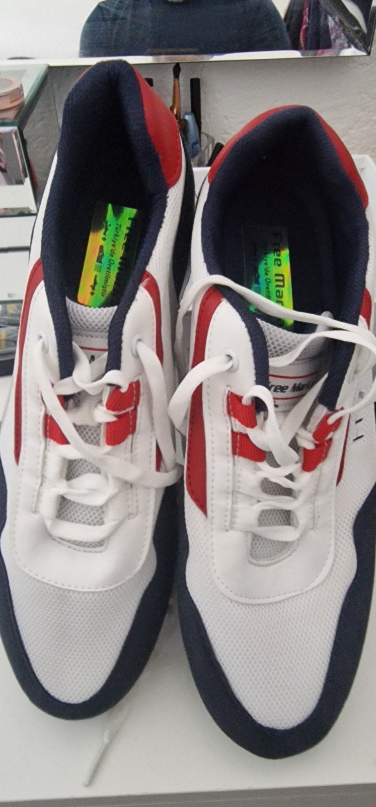 Free Mark sneakers, maat 42, Wit, Ophalen of Verzenden, Free Mark, Sneakers of Gympen