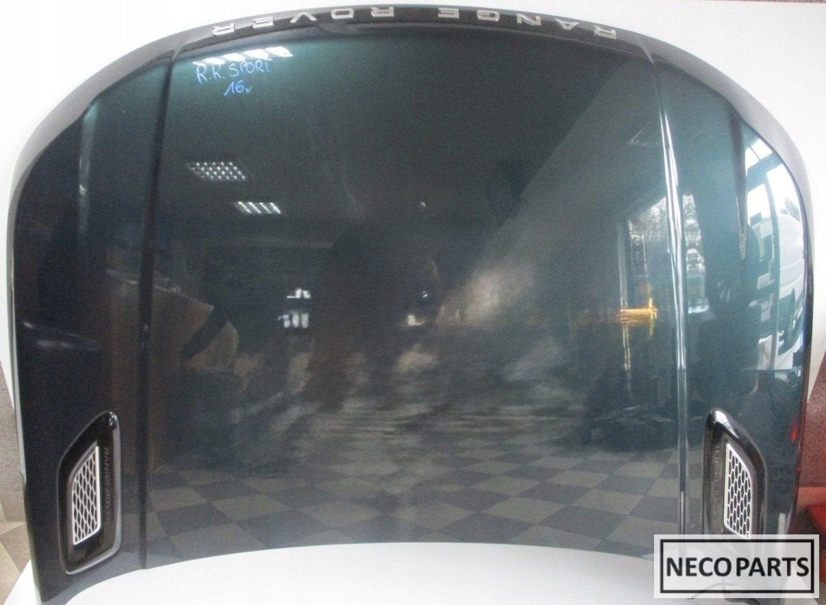 RANGE ROVER SPORT MOTORKAP ORIGINEEL COMPLEET ALLES LEVERBAA, -, Ophalen of Verzenden, Achter, -