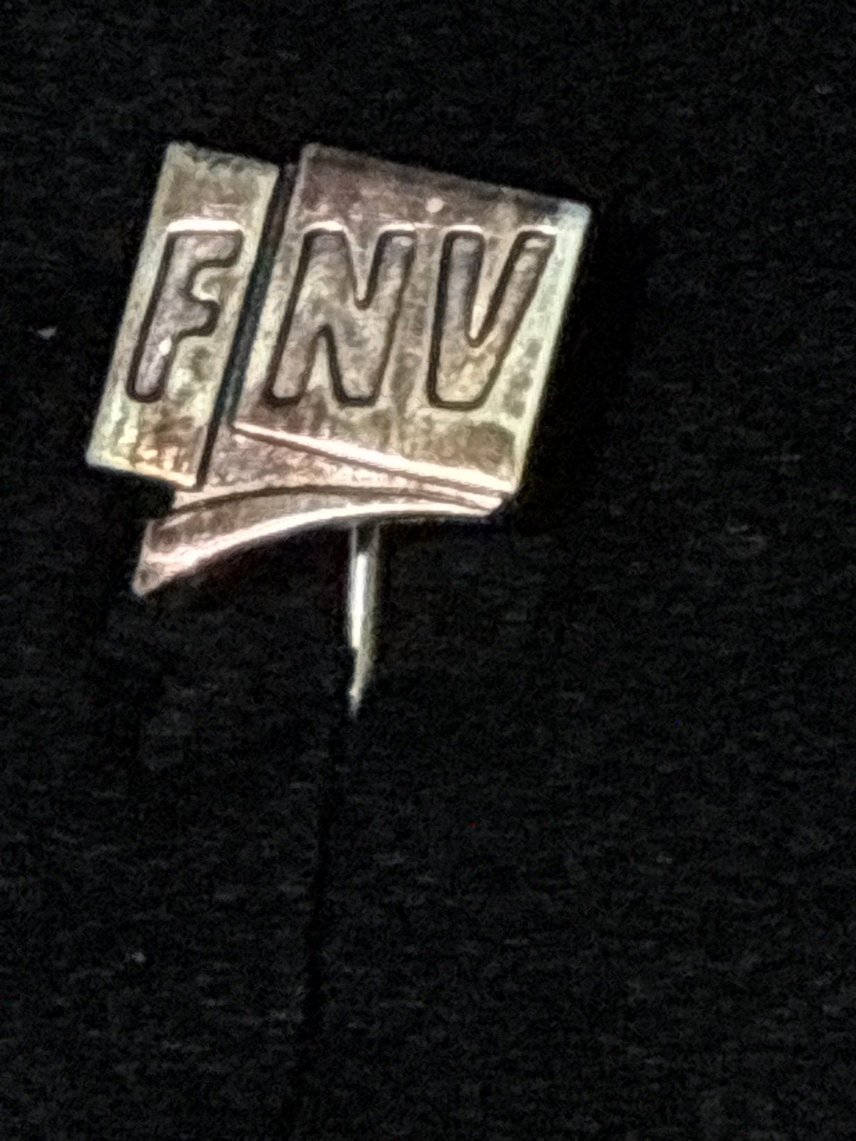 Vintage FNV Speldje - Vakbond Pin, Verzamelen, Ophalen of Verzenden, Gebruikt, Overige onderwerpen, Speldje of Pin