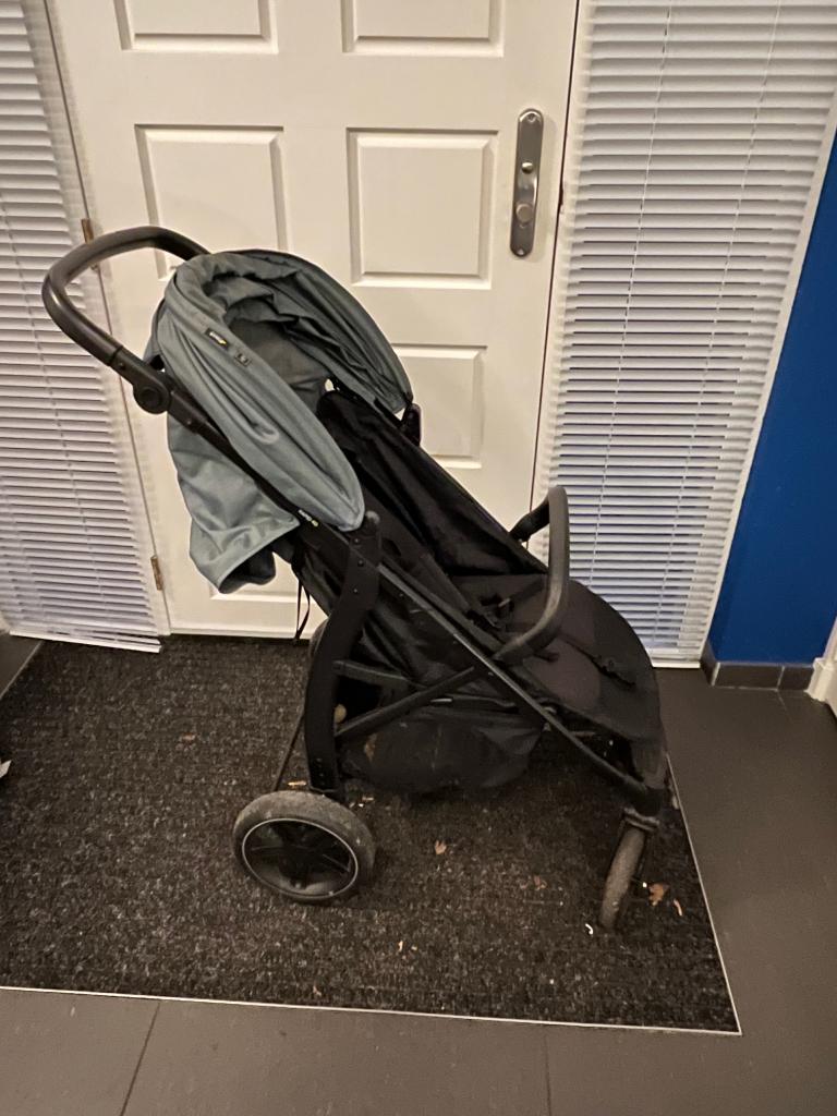 Hauck Buggy Rapid 4d,  groen/zwarte wandelwagen tot 25 kg, Kinderen en Baby's, Buggy's, Ophalen, Zo goed als nieuw, Overige merken
