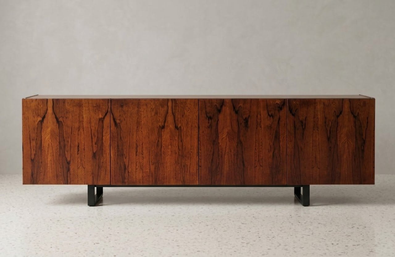 Mooie retro vintage dressoir kast palissander, Huis en Inrichting, Ophalen, Gebruikt, 25 tot 50 cm